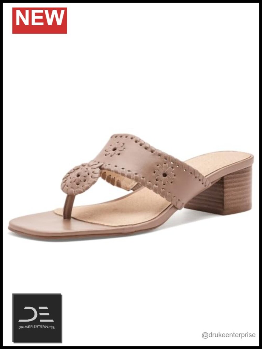 Women's Heeled Sandals with Nappa Leather